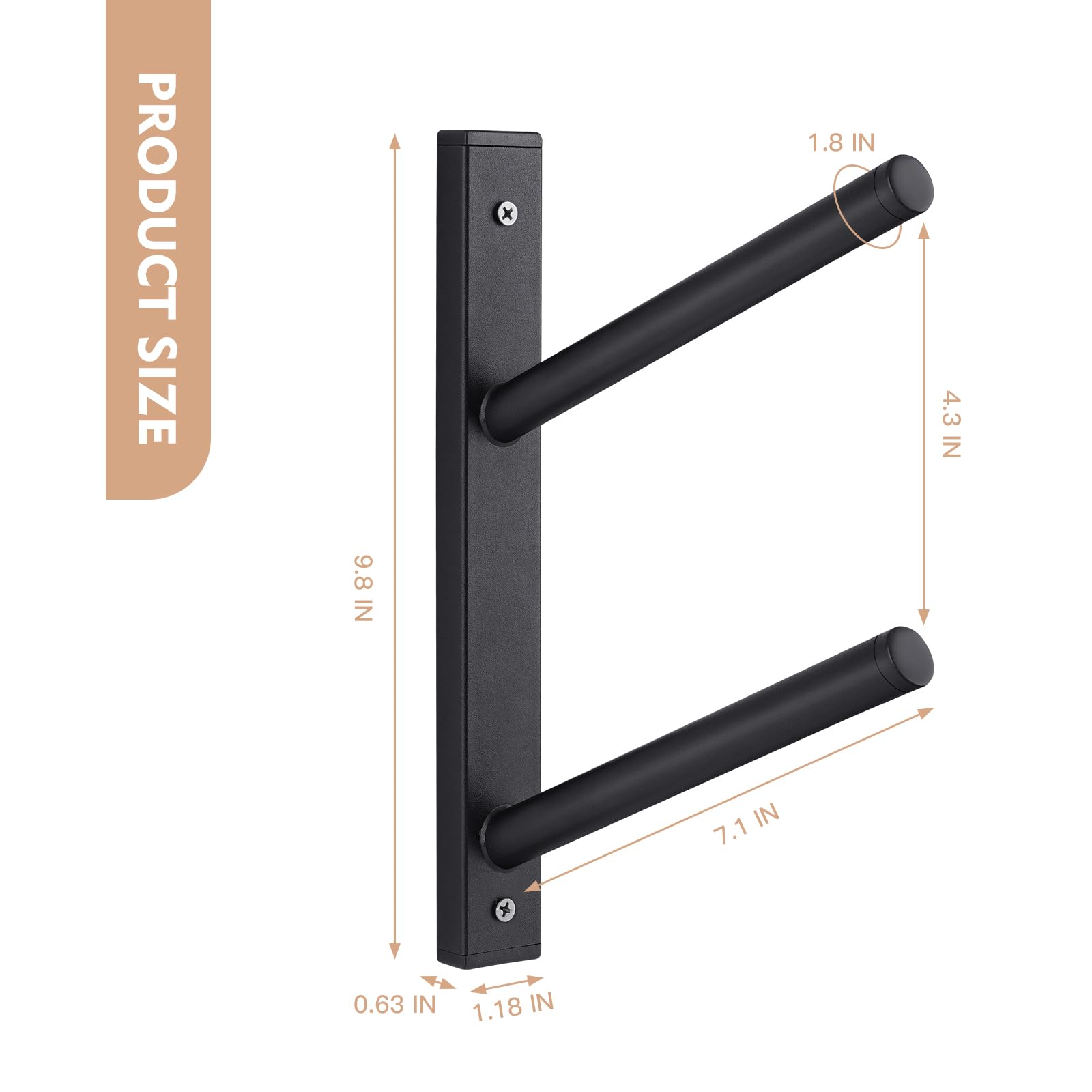 BiJun easy-install hardware included for quick wall mounting with basic tools.