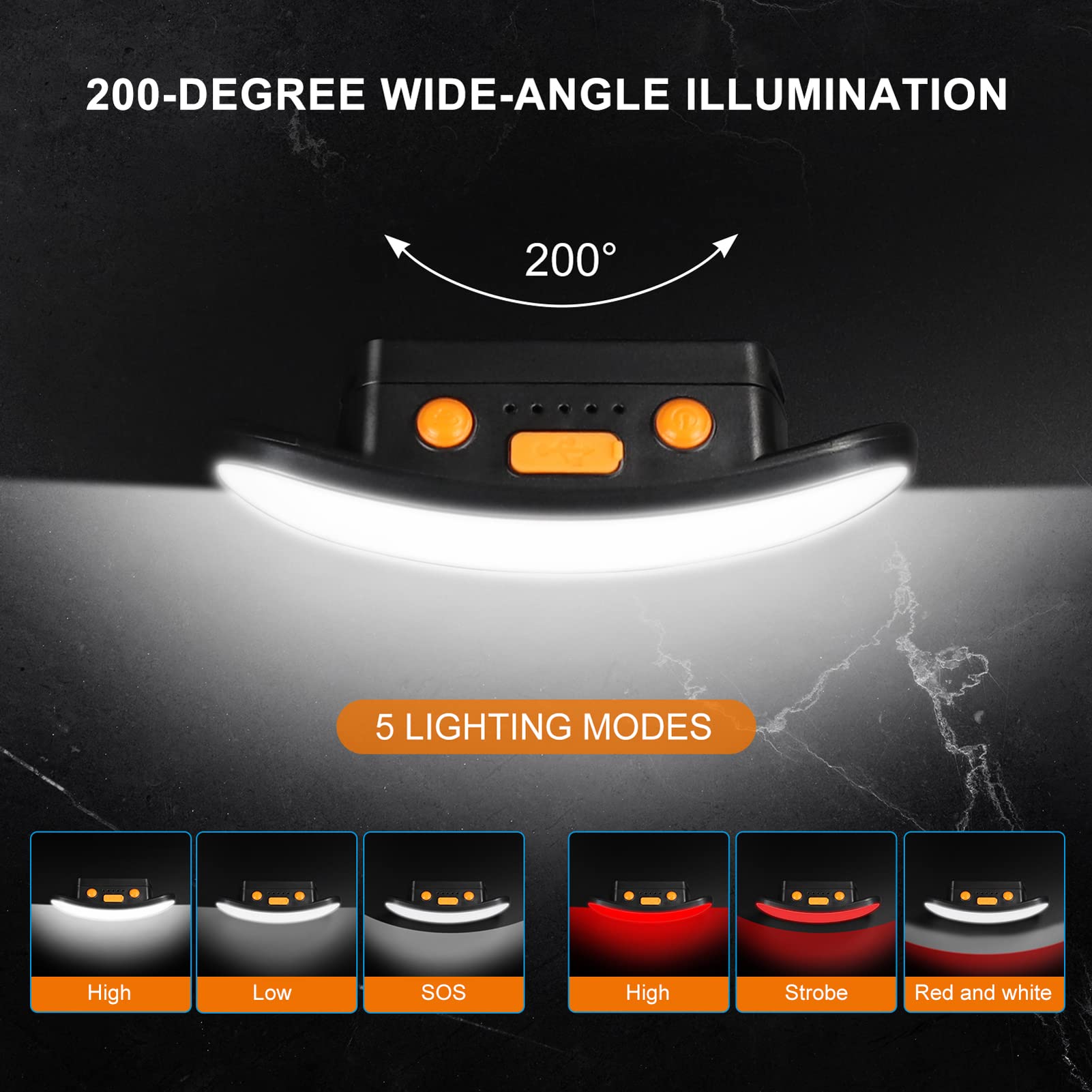 BIKACU Running Light offers 500 lumens for bright night running.