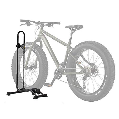 Bike Hand floor stand rear wheel entry stabilizes your bike
