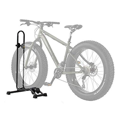 Bike Hand floor stand rear wheel entry stabilizes your bike