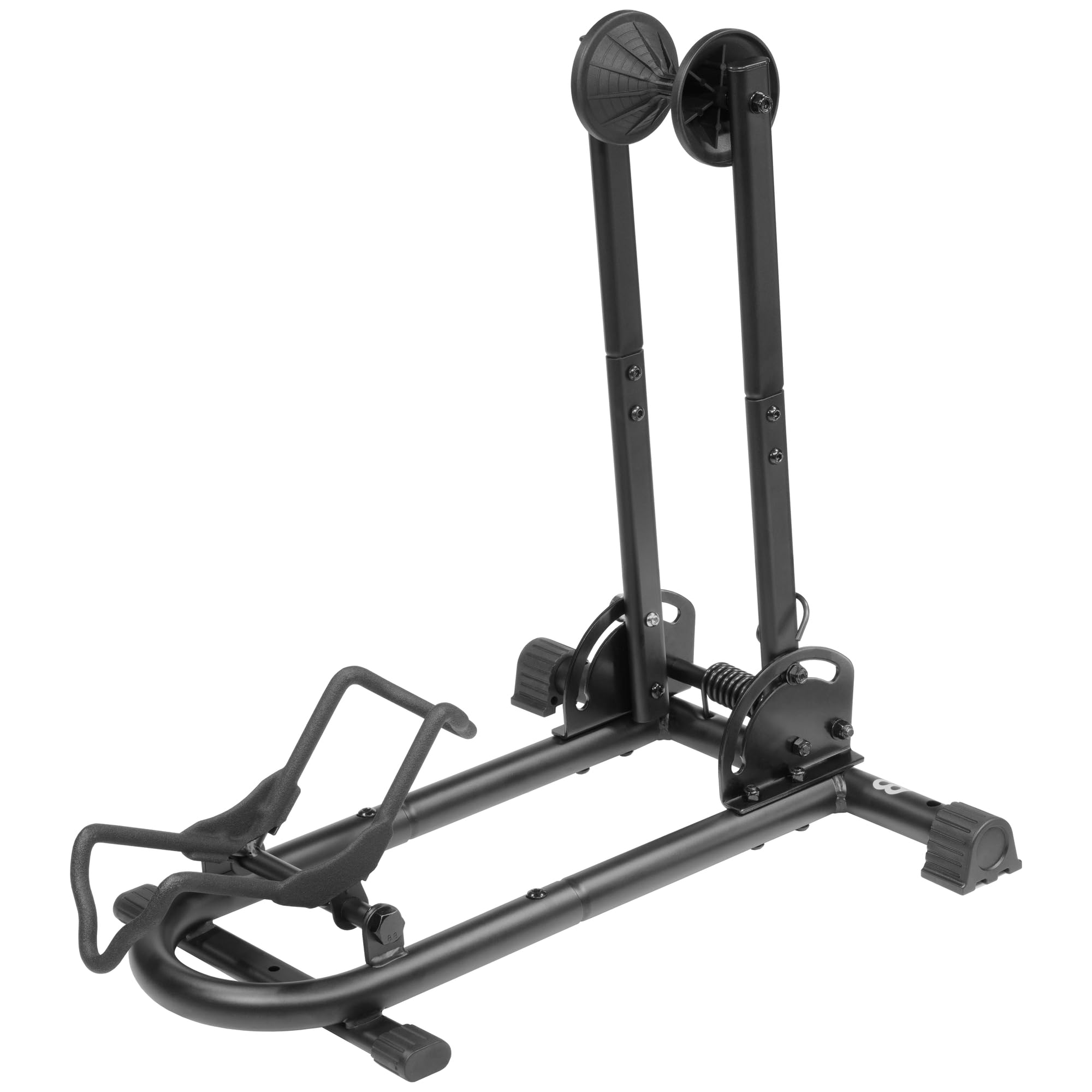BIKE HAND foldable stand front holder simplifies loading for heavy bikes