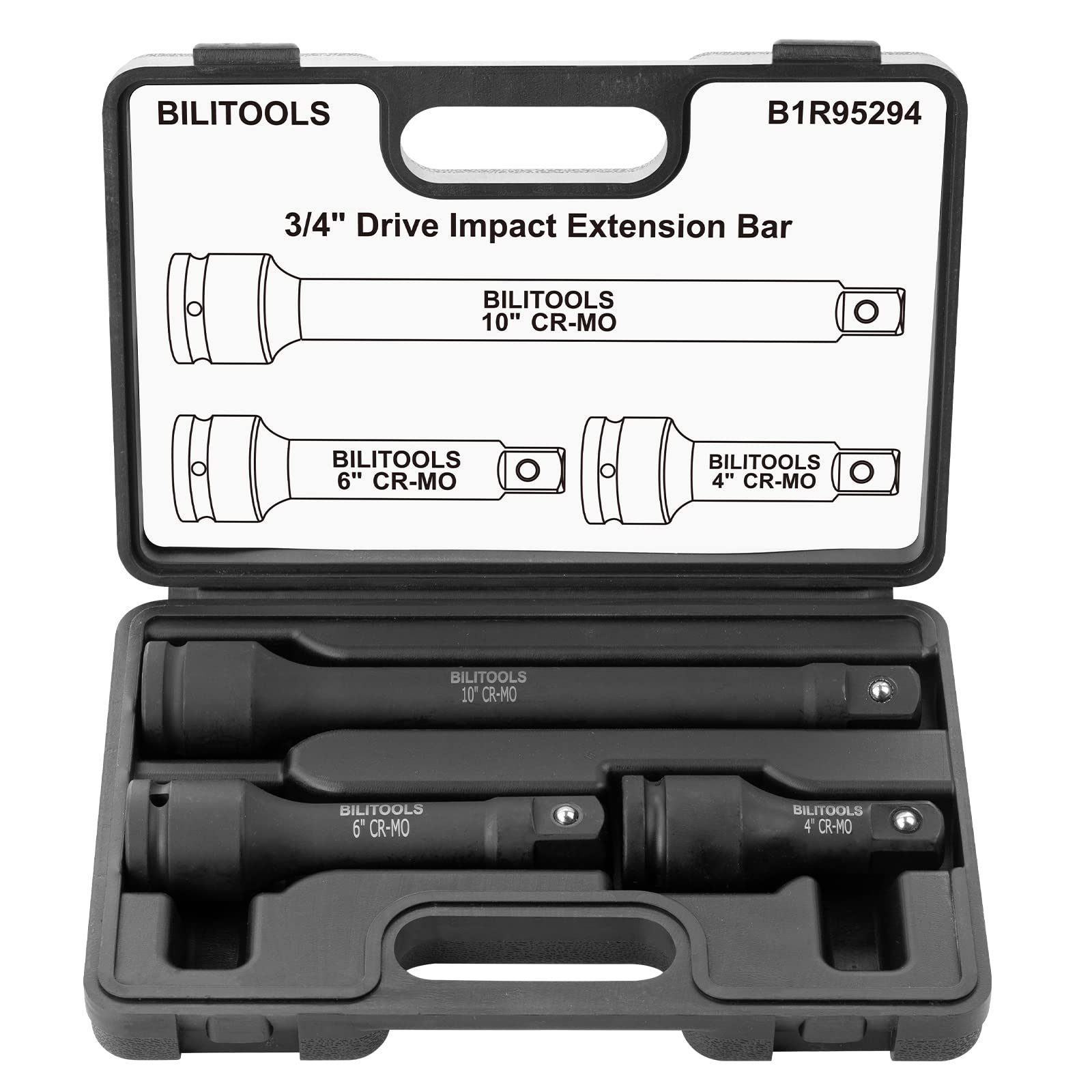 BILITOOLS 4-inch drive extension reaching tight spaces for secure fastening