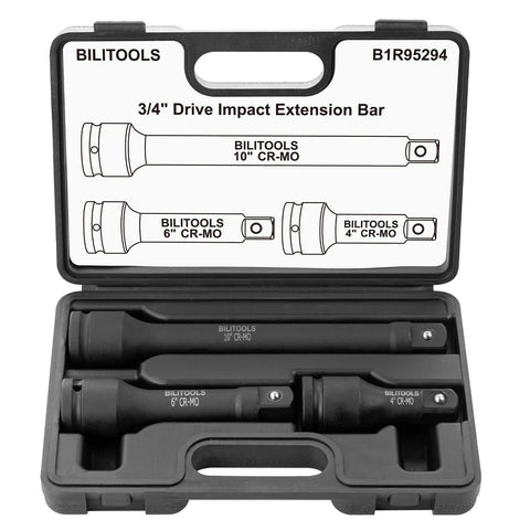 BILITOOLS 4-inch drive extension reaching tight spaces for secure fastening