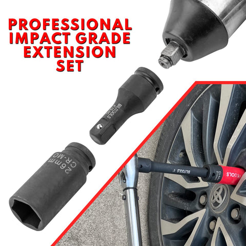 BILITOOLS CR-MO steel extension with black phosphate finish resists corrosion