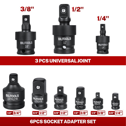 Bilitoools chrome molybdenum universal joint for reaching tight angles