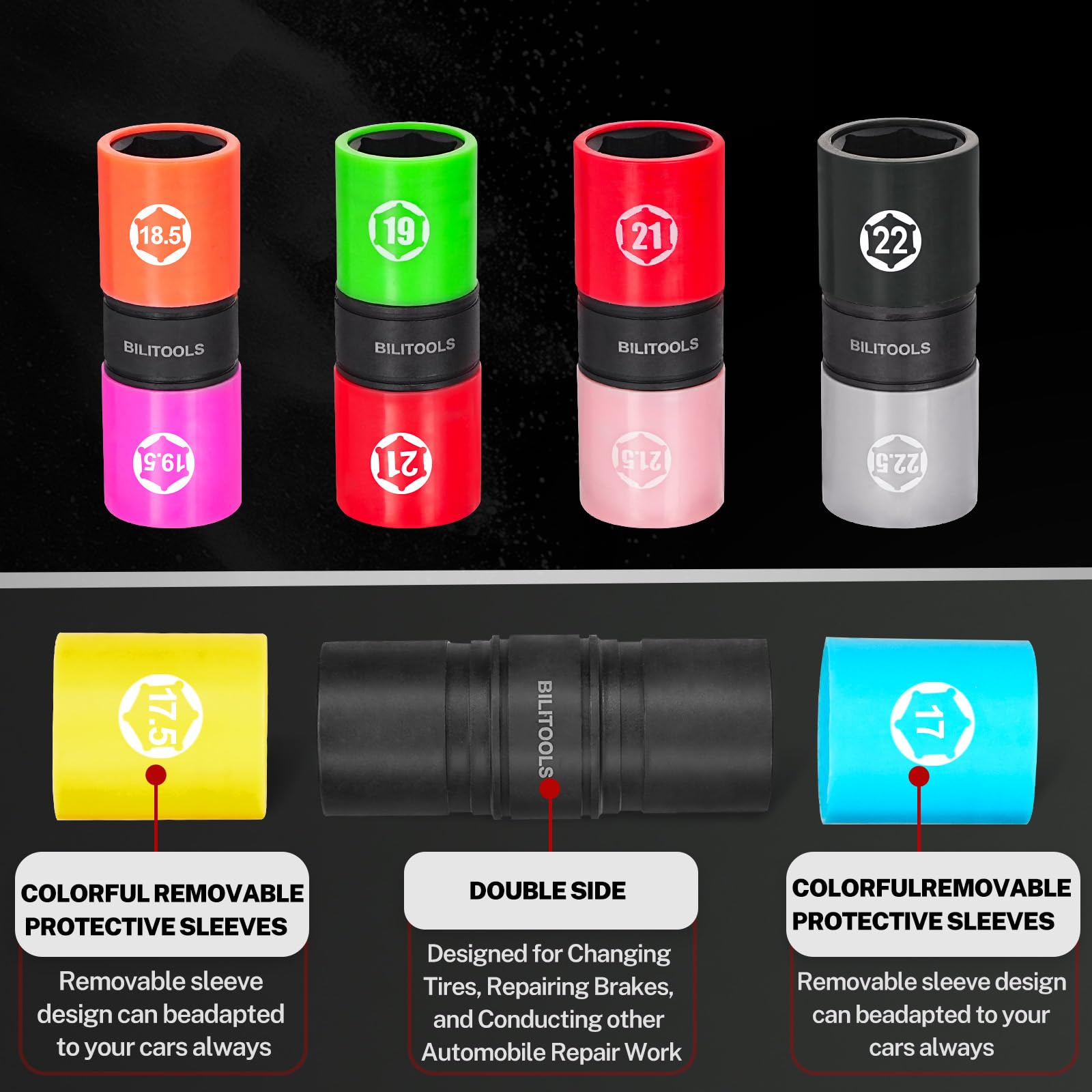 BILITOOLS protective sleeves shield wheels from scratches