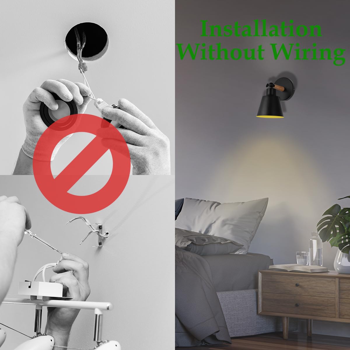 BIMEAN sconce creates cozy lighting in bedrooms and living rooms