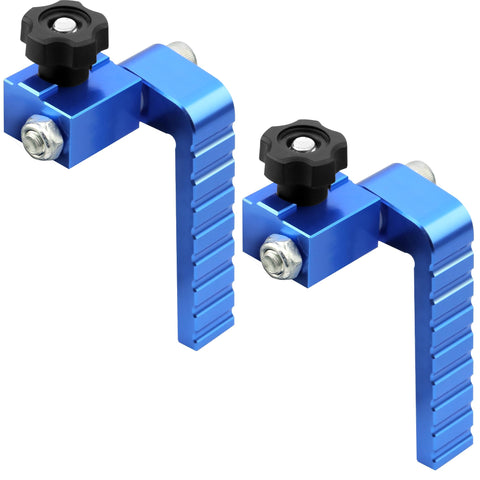 Binazon T-track flip stop on a 3 inch fence for repeatable measurements
