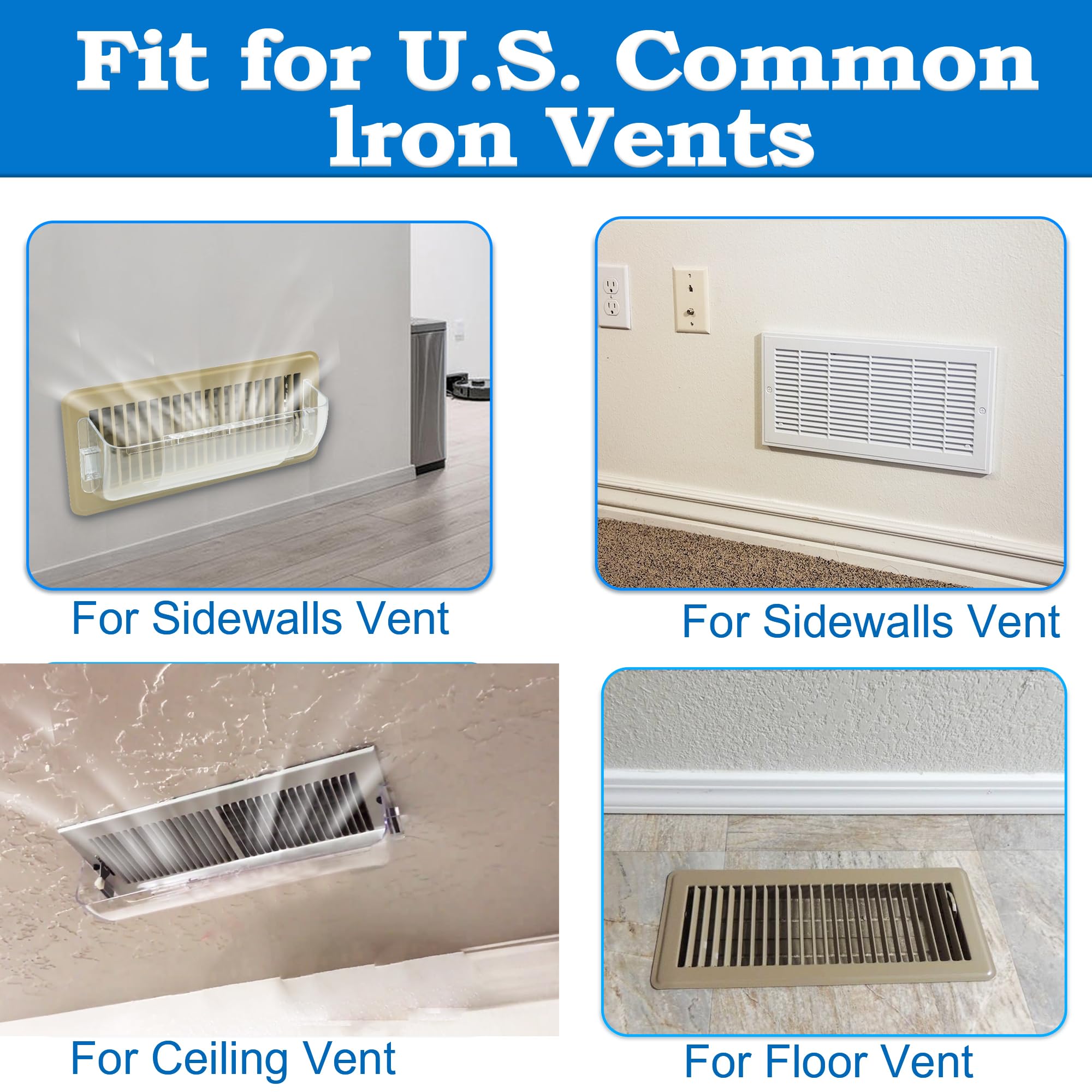 Binazon 4 pack clear vent deflectors provide discreet versatile setup