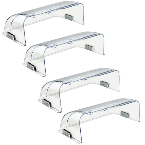Binazon vent deflector front view on a 9-14 inch vent showing airflow control