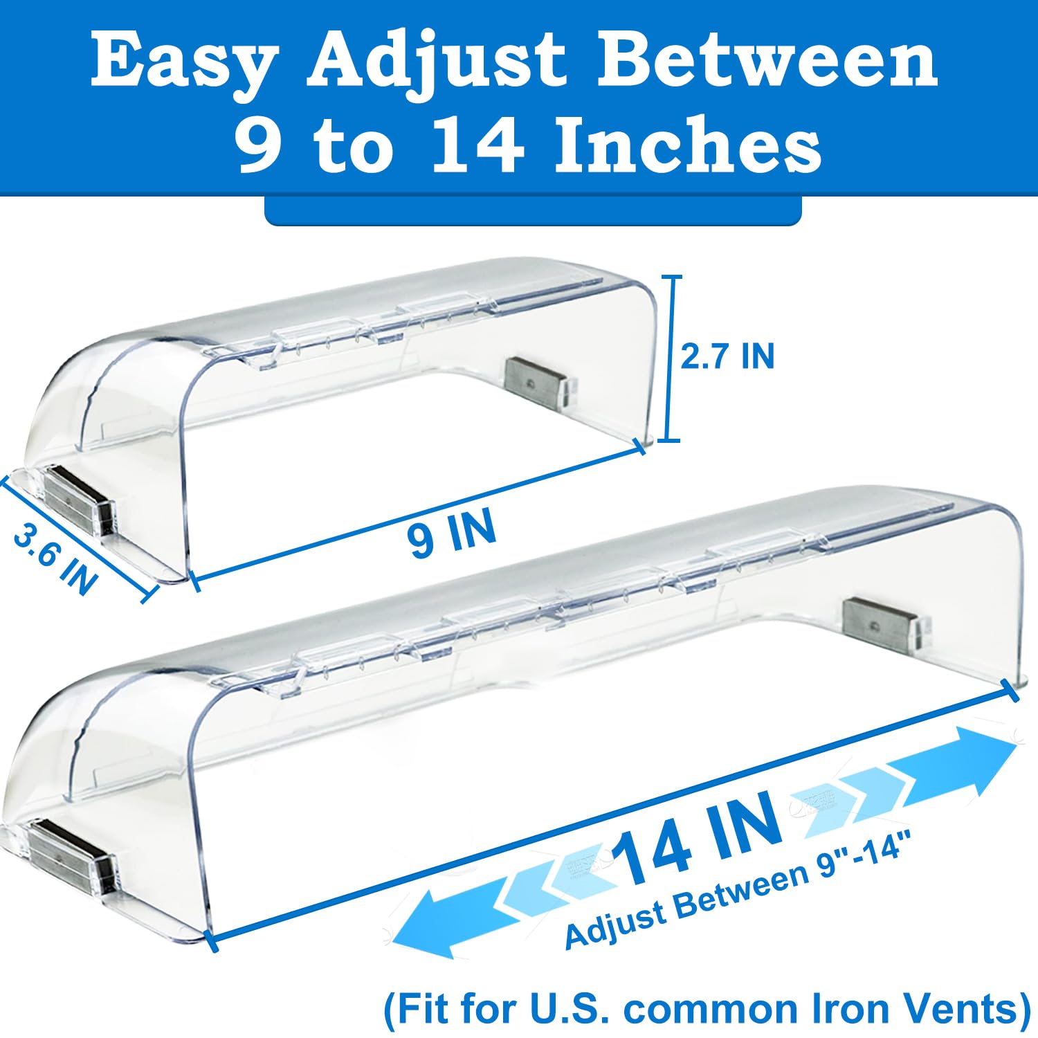 Binazon magnet attachment for quick, tool free installation on metal vents