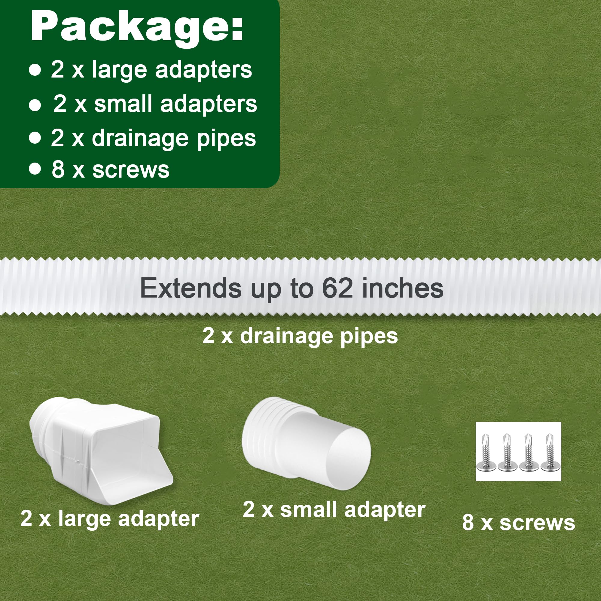 Binazon weather-resistant downspout extension built to endure storms