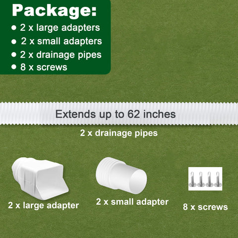 Binazon weather-resistant downspout extension built to endure storms