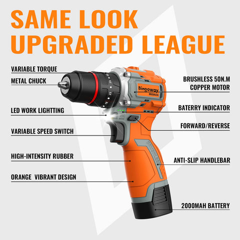 Bingoway 35 torque settings enable precise control on varied materials.