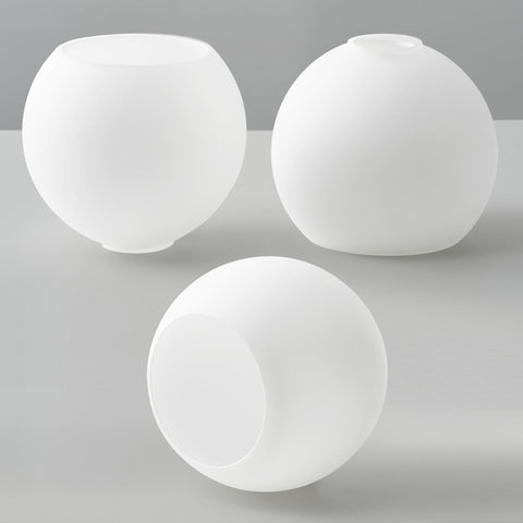 Binobro 3-pack six-inch globe shade for quick fixture updates