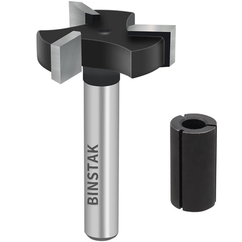BINSTAK CNC spoilboard surfacing bit enables precise slab flattening.
