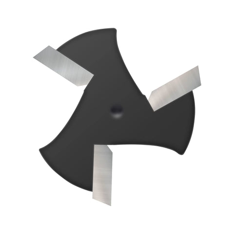 BINSTAK versatile bit for solid wood, MDF, and plywood planing.