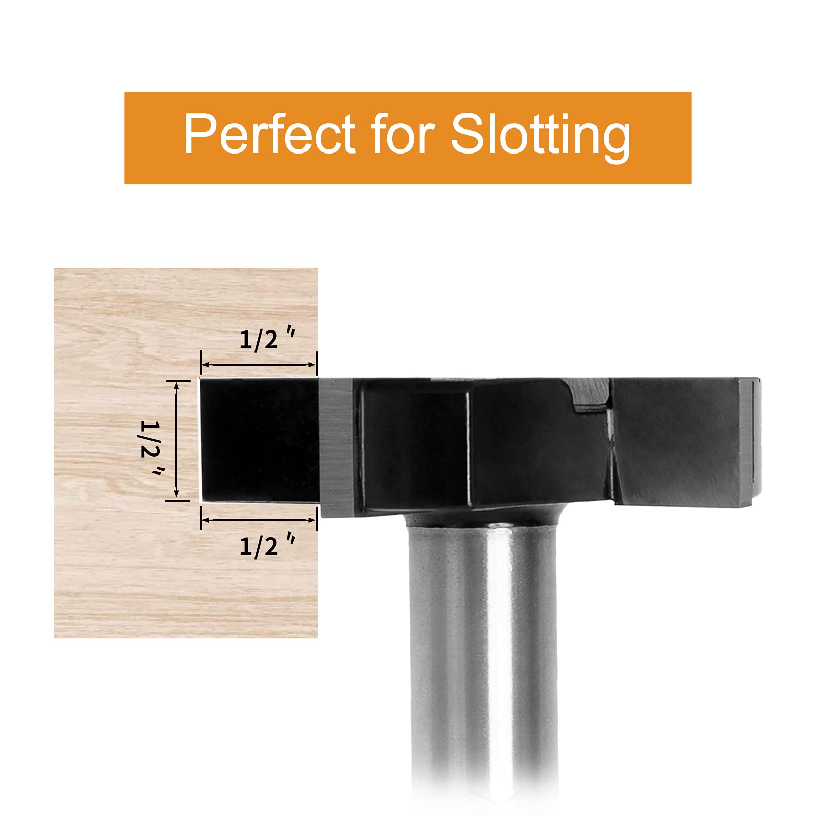 BINSTAK bottom-cleaning router bit ideal for spoilboard flattening