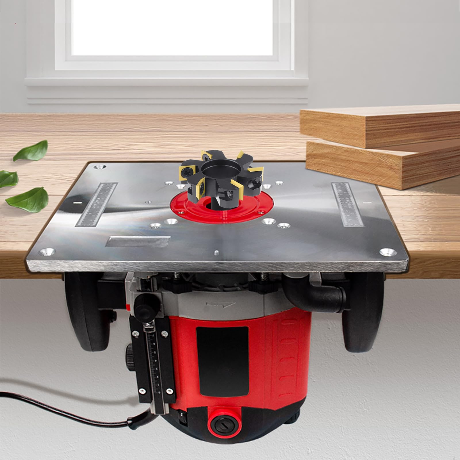 BINSTAK compatible with CNC machines and portable routers for flat surfacing