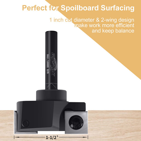 BINSTAK bit compatible with CNC and handheld routers for versatility.