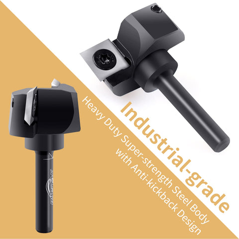 BINSTAK anti-kickback body enhances stability on CNC and handheld routers