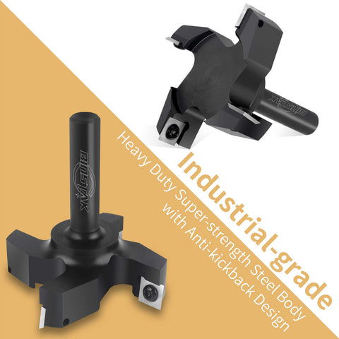 BinStak 4-wing design inserts provide balanced cutting and smoother finishes