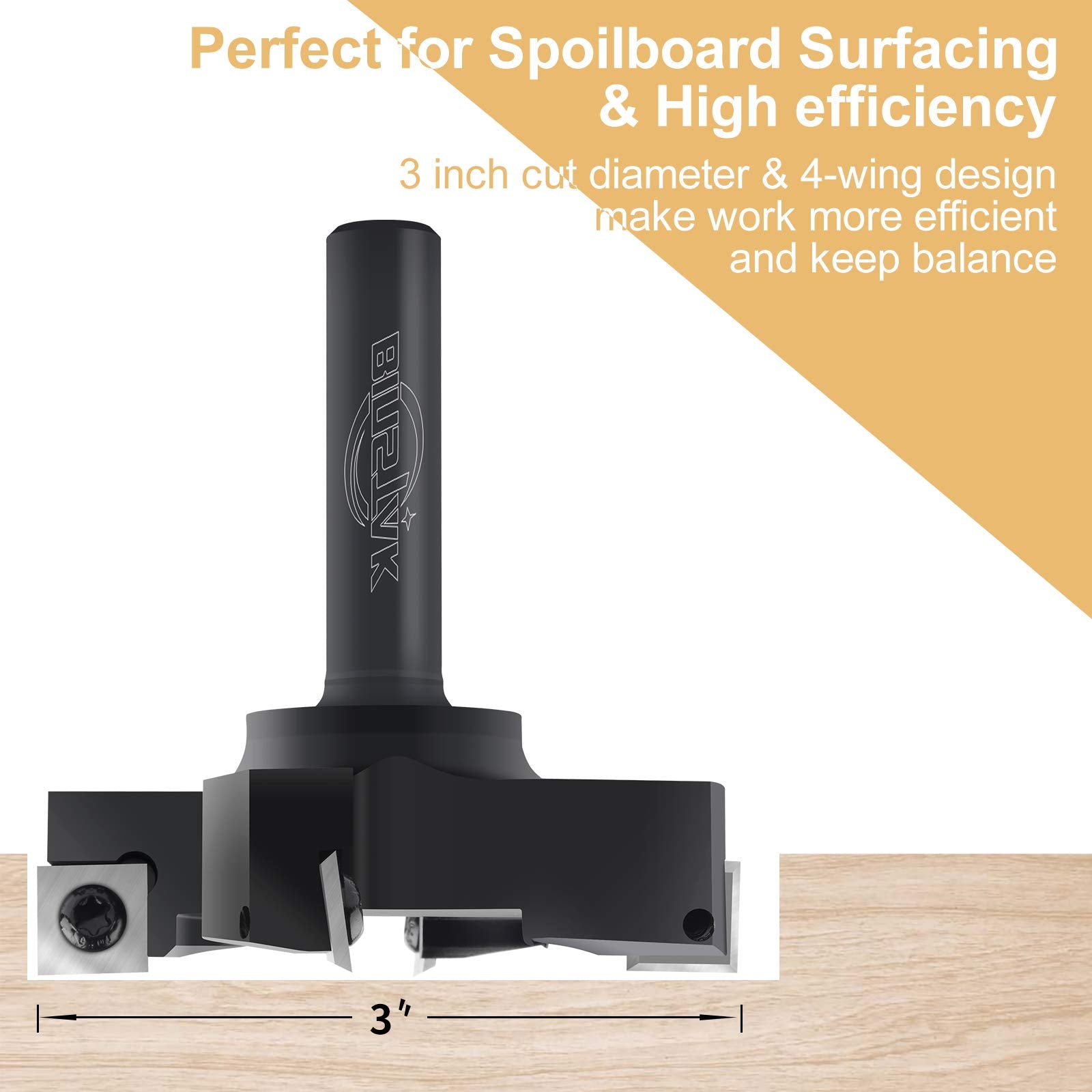 BinStak anti-kickback body improves control during demanding planing tasks