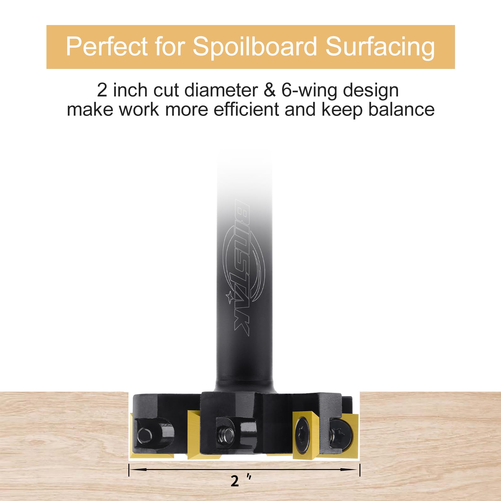 BINSTAK four-sided carbide inserts maximize edge life with replaceable blades