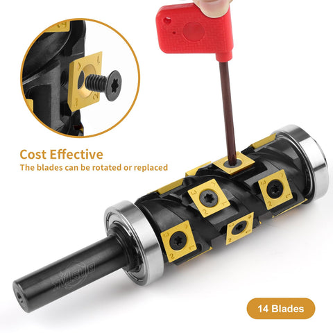 BINSTAK half-inch shank fits standard routers and CNC machines