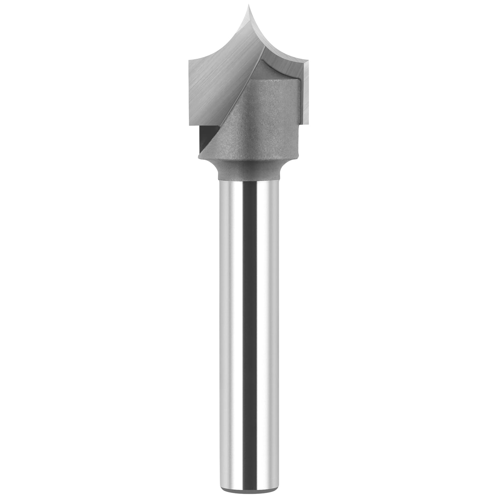 Binstak point cutting roundover bit with 1/4 radius for precise edge detail on wood