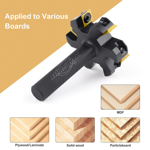 BINSTAK woodworking spoilboard surface for flat, even finishes on wood panels