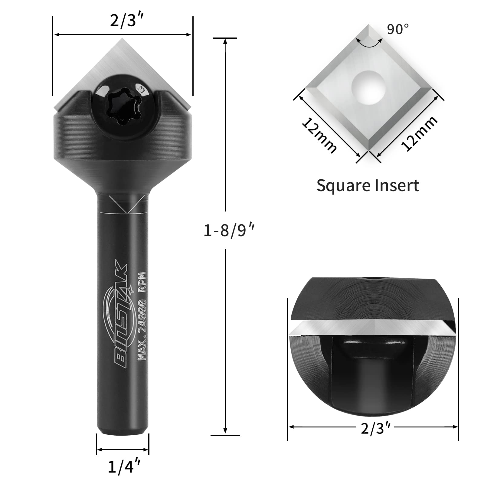 BINSTAK Compatible with CNC, handheld, and table routers.