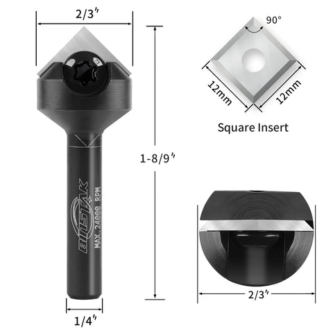 BINSTAK Compatible with CNC, handheld, and table routers.
