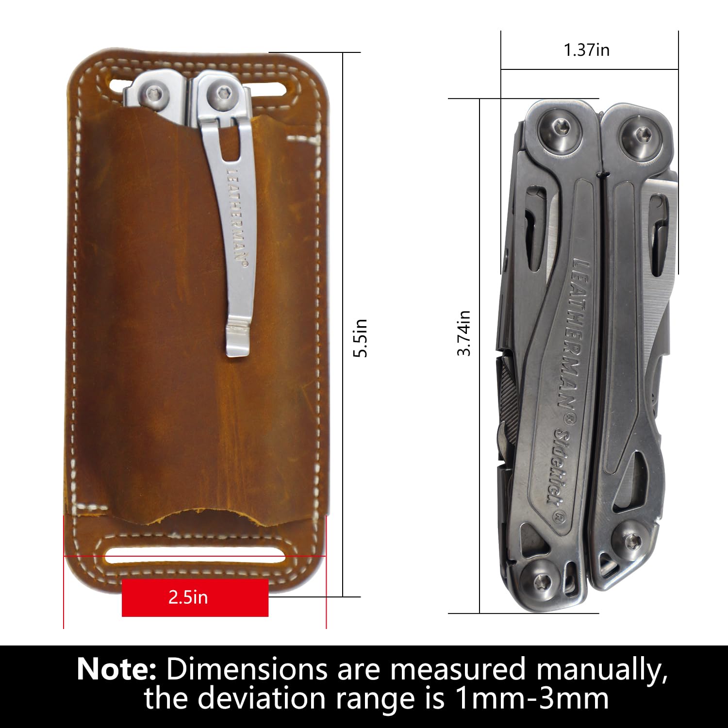 Biobasedon EDC belt pouch for folding knives and multi-tools.