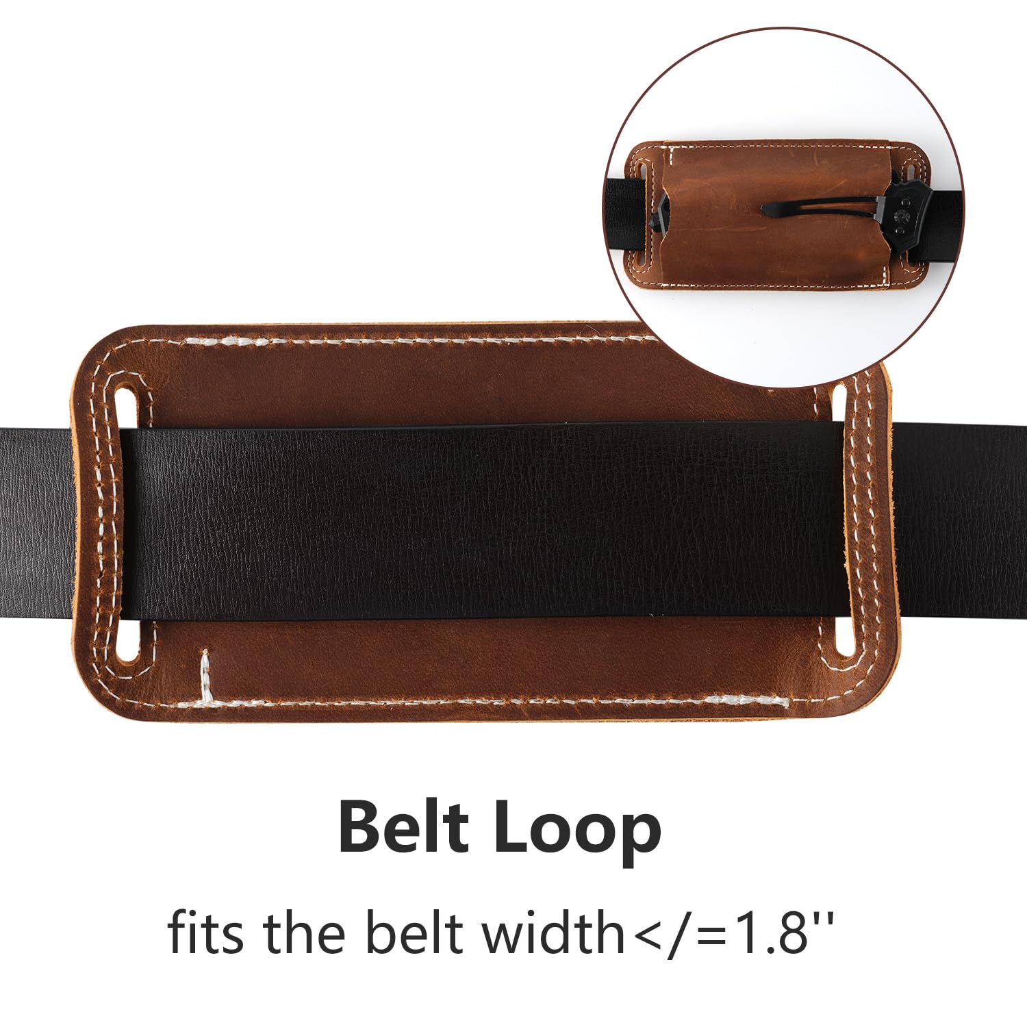 Biobasedon Leatherman-compatible sheath for versatile tools.