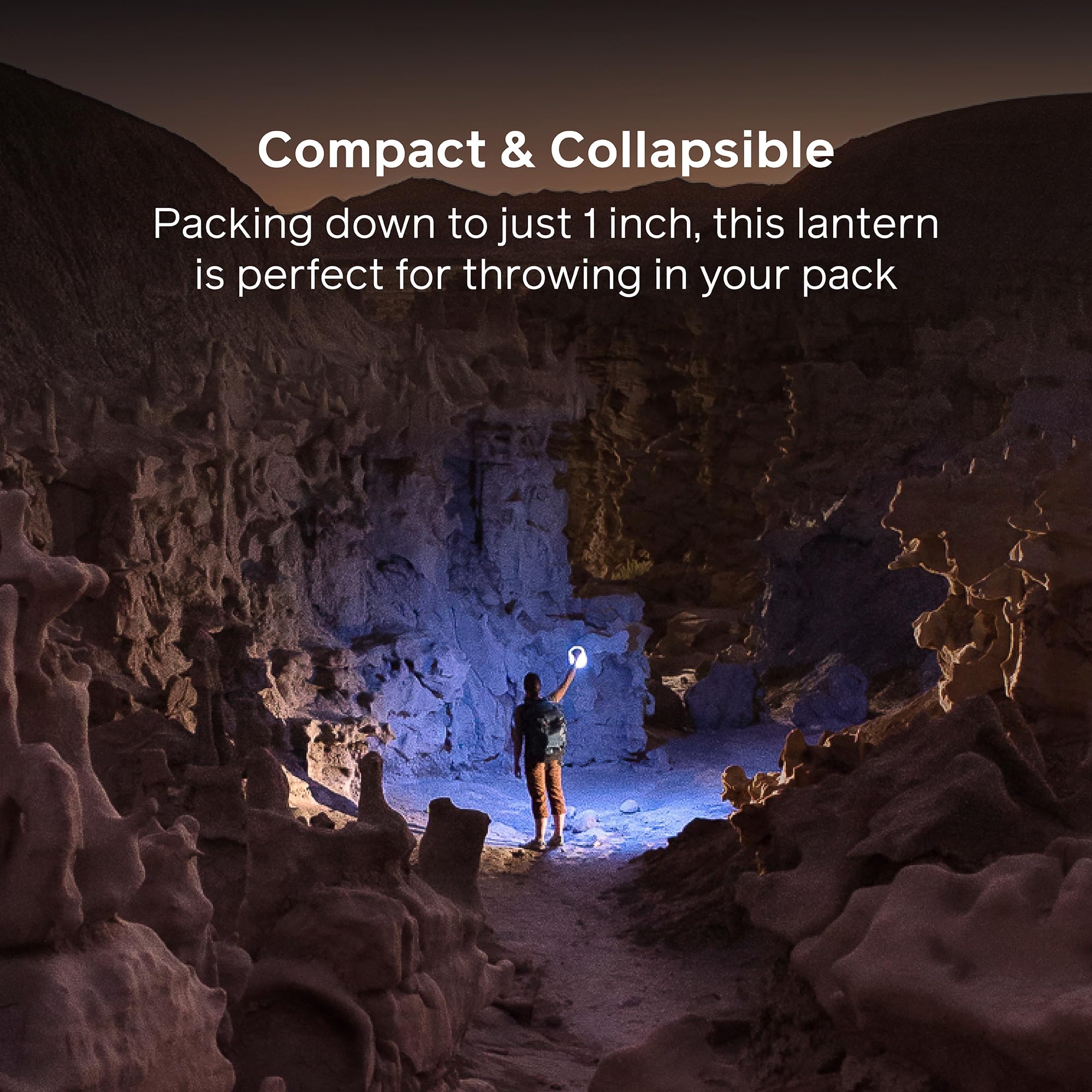 BioLite Luci Original IP67 waterproof lantern suitable for rugged weather