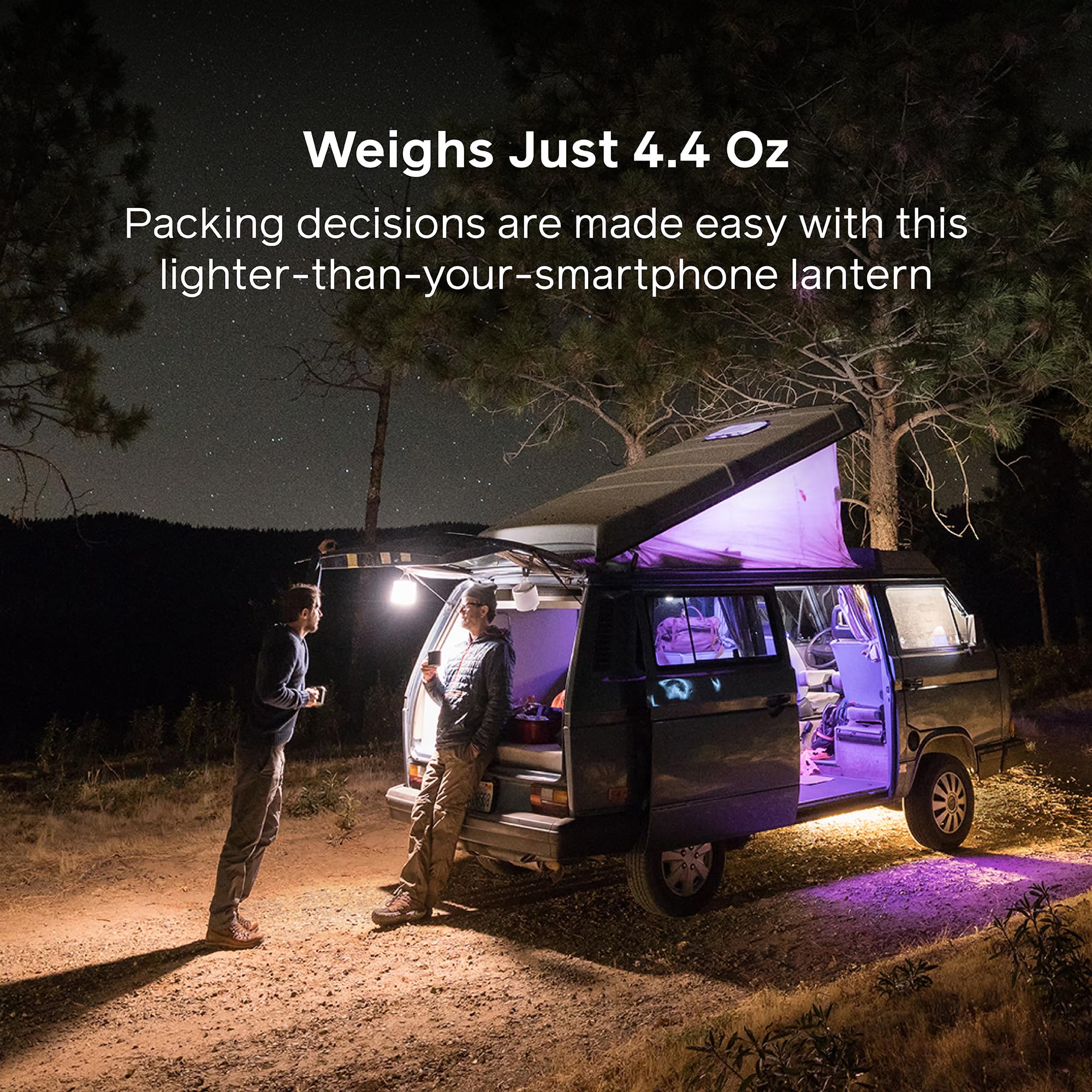 BioLite Luci Original soft matte finish glow offering warm ambient campsite lighting