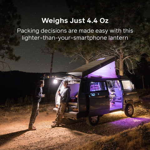 BioLite Luci Original soft matte finish glow offering warm ambient campsite lighting