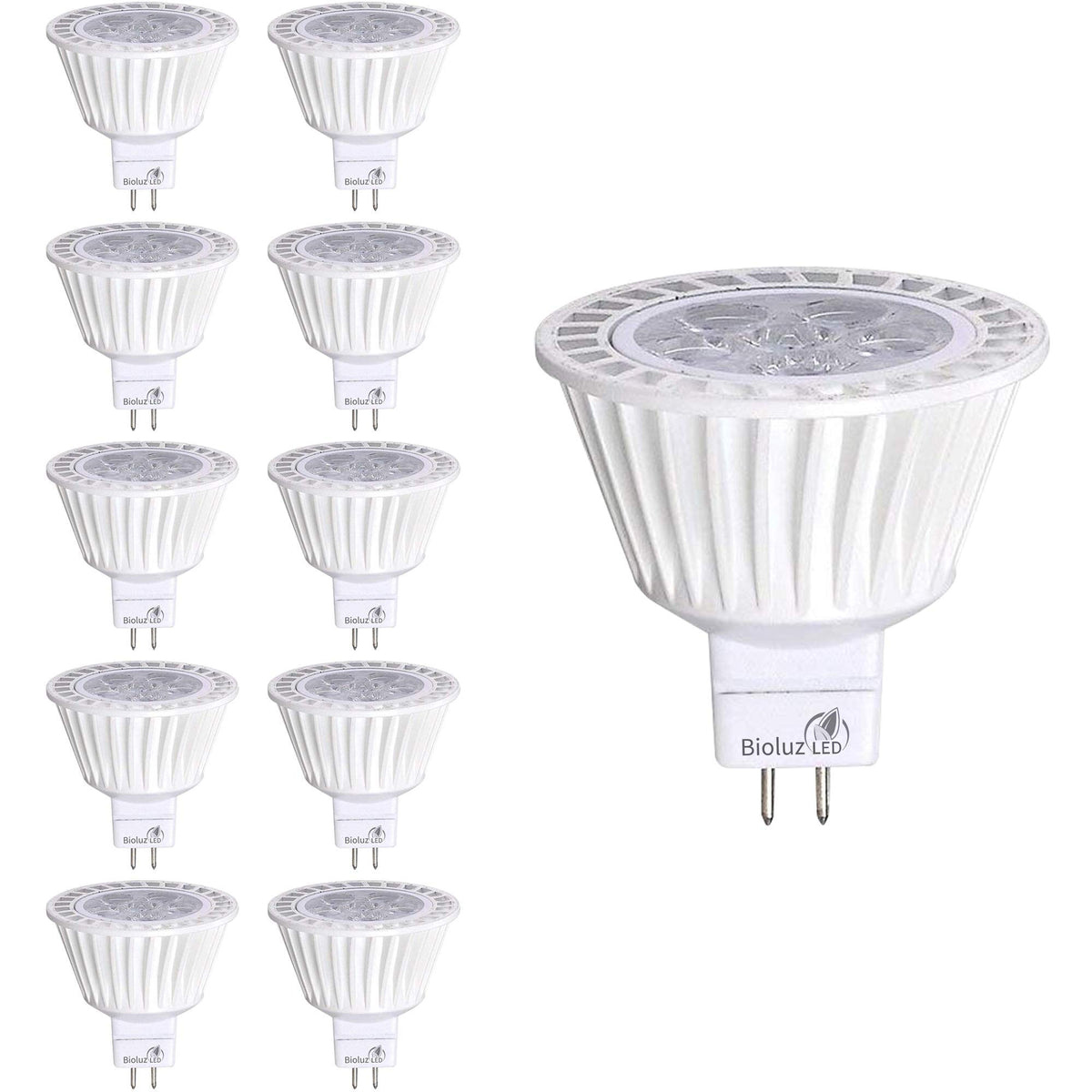 Bioluz LED MR16 bulb dimmable 3000K for energy-efficient lighting in homes