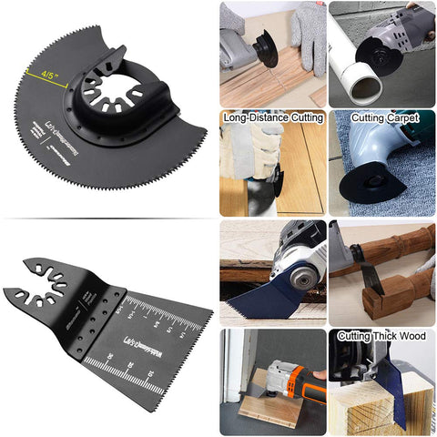 Bionso titanium bi metal blades for tough material cuts
