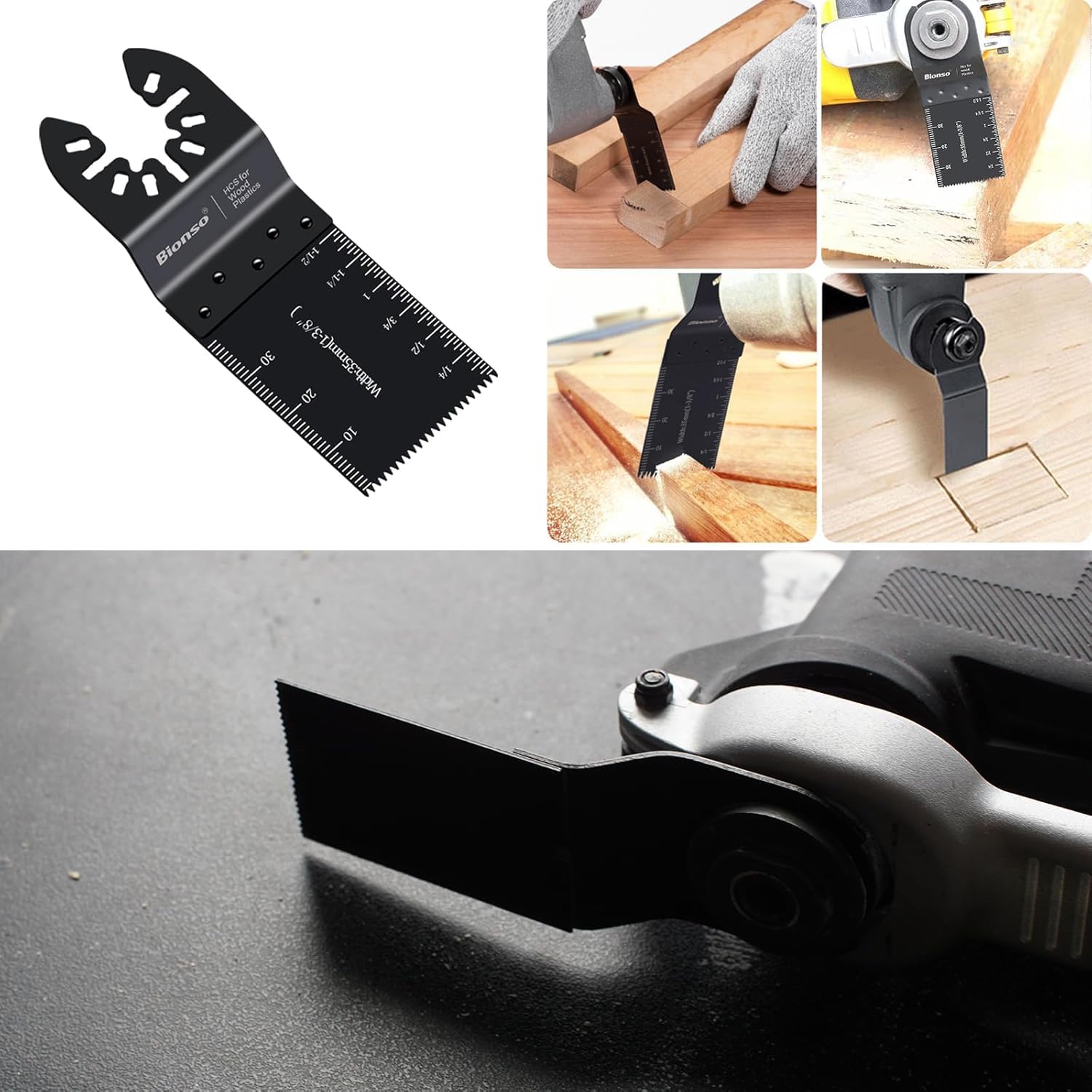 Bionso two C-clip adapters included for reliable tool pairing.