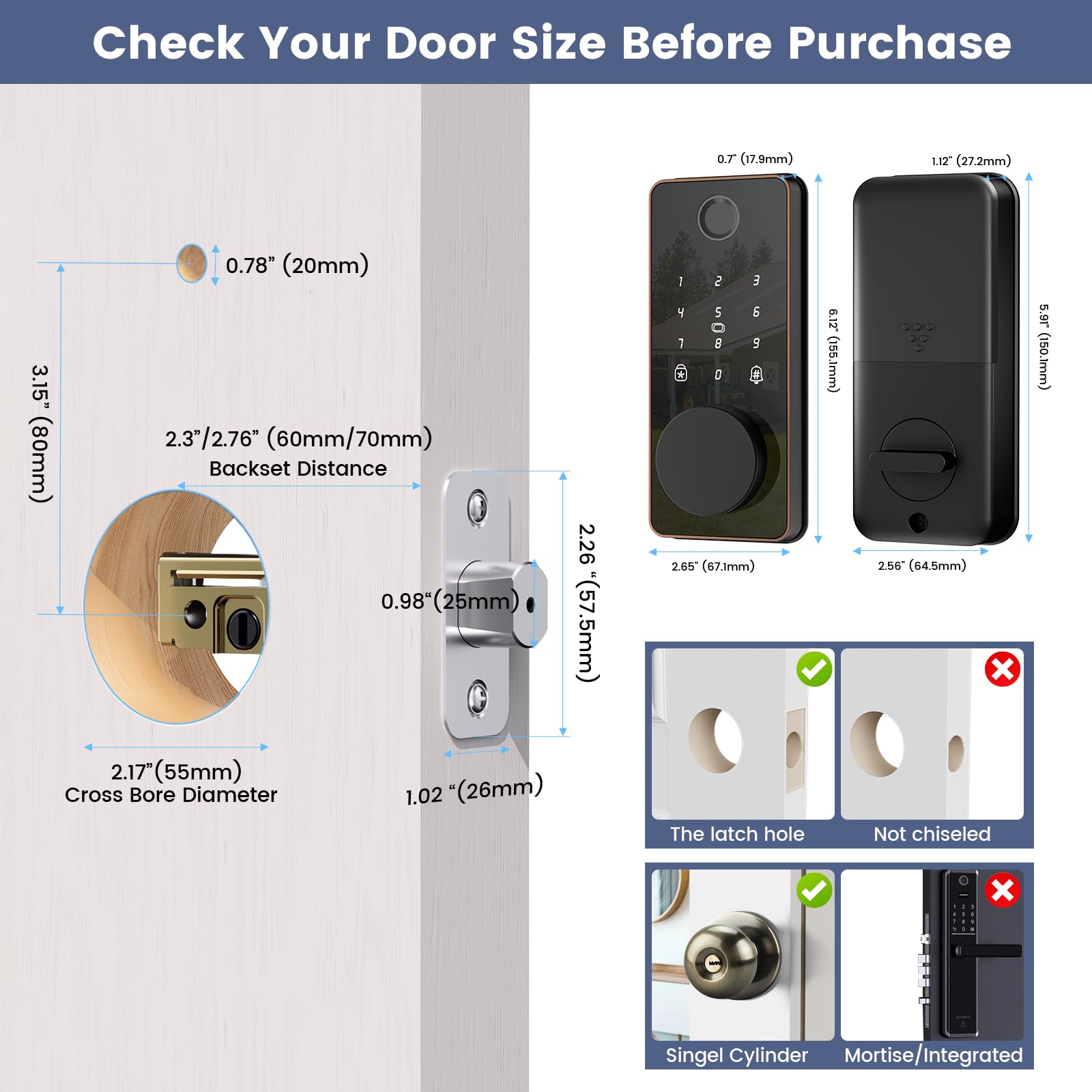 Biquole easy installation suits homes, offices, and short-stay rentals.
