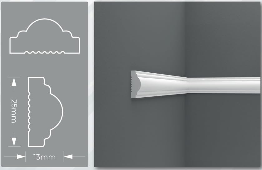 Birdeco peel-stick molding kit packaged shot suggests easy DIY purchase.