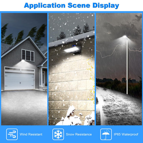 Biritalo IP65 waterproof housing withstands rain and dust for durability.