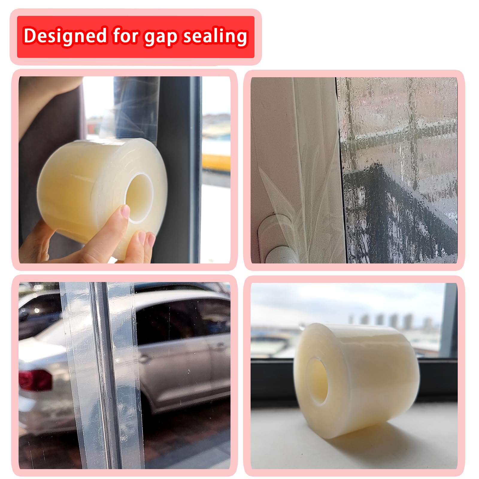 Birllaid residue-free adhesive tape applied to doors or windows, leaves no paint damage