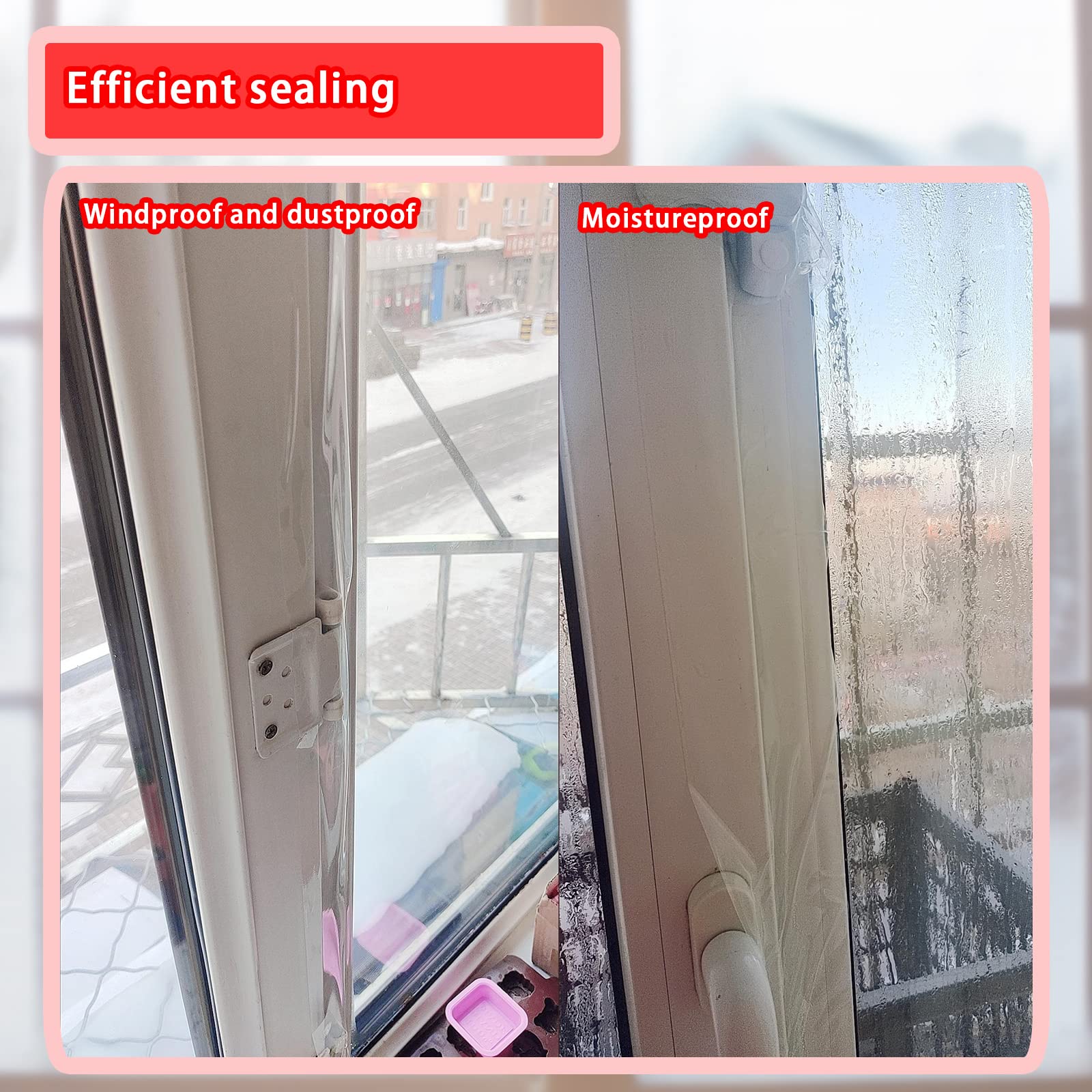 Birllaid wind and dust proof tape seals gaps, keeps interiors cleaner