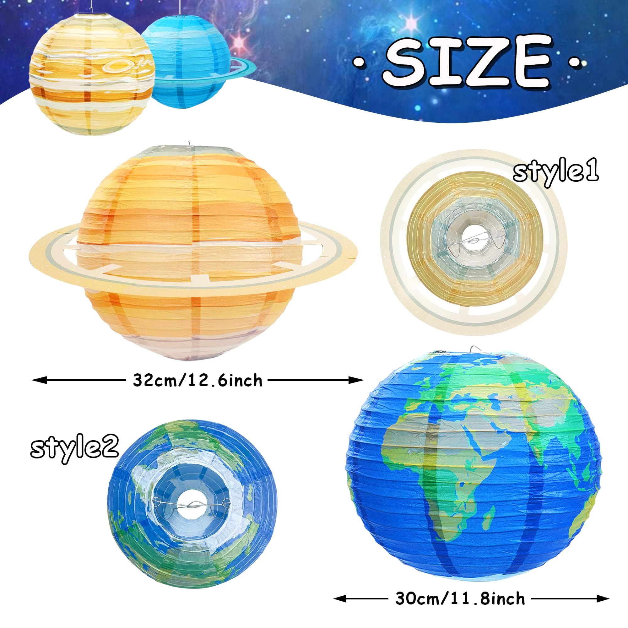 Bisanzoya Earth lantern creates engaging space decor for kids.