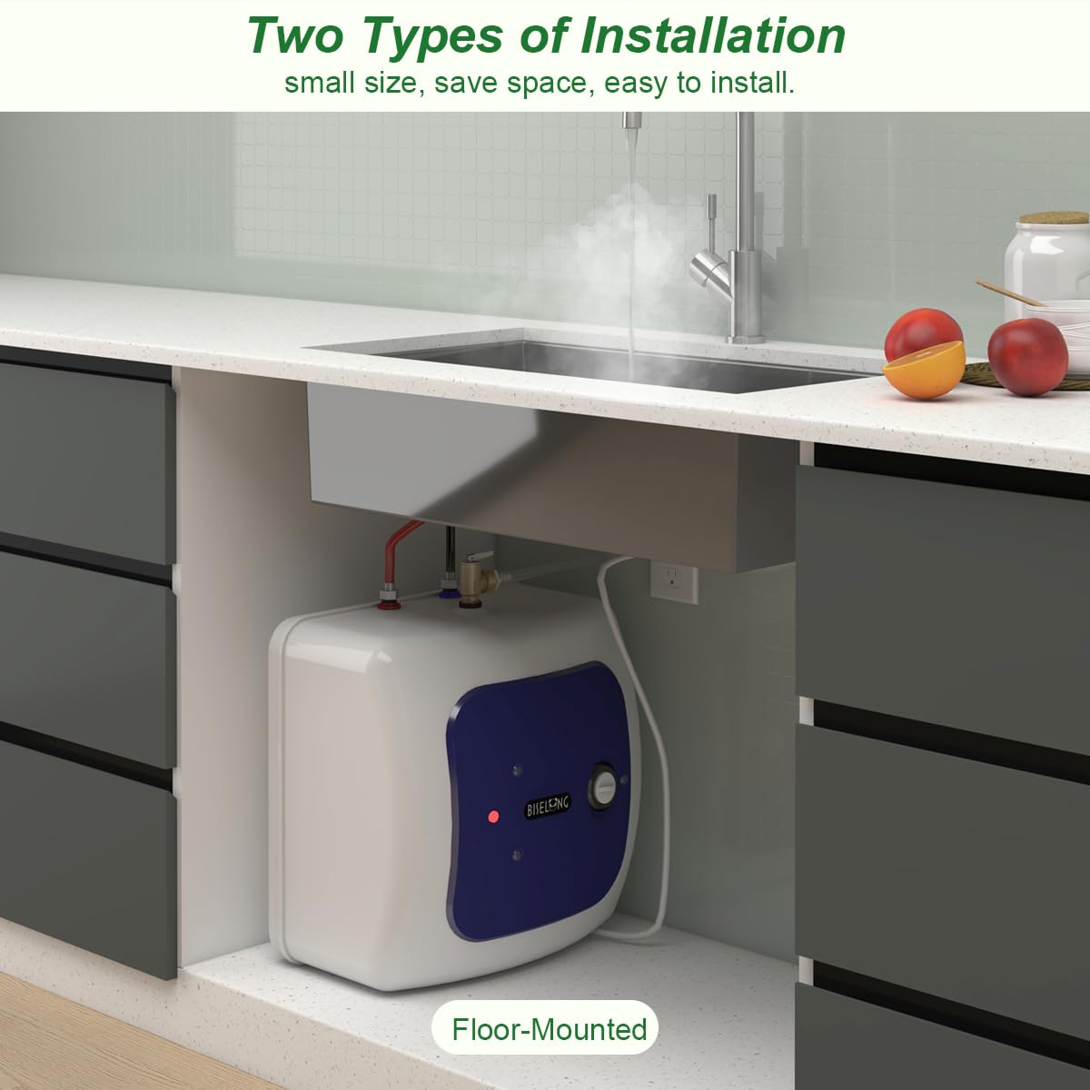 BISELONG compact design ideal for RVs, trailers, and mobile kitchens.