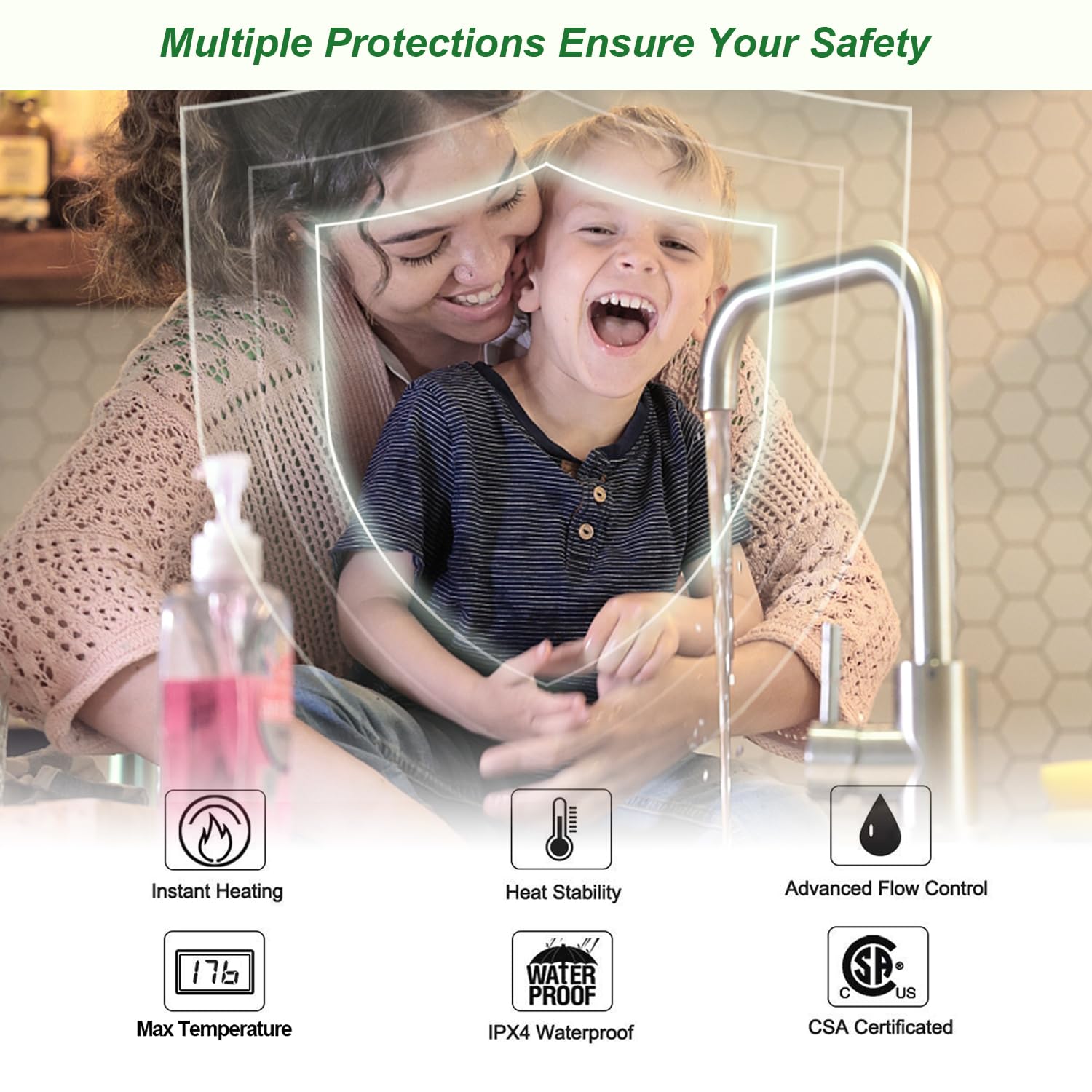 BISELONG enamel dual coating protects against rust and leaks.