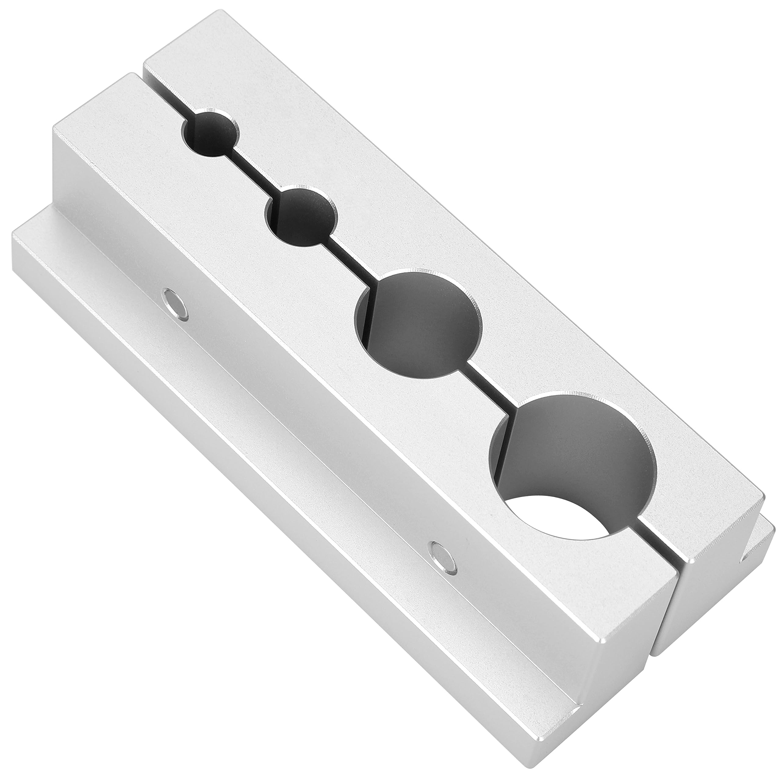 Silver Bisrollnaa vise clamp designed for Fox forks 32–40.